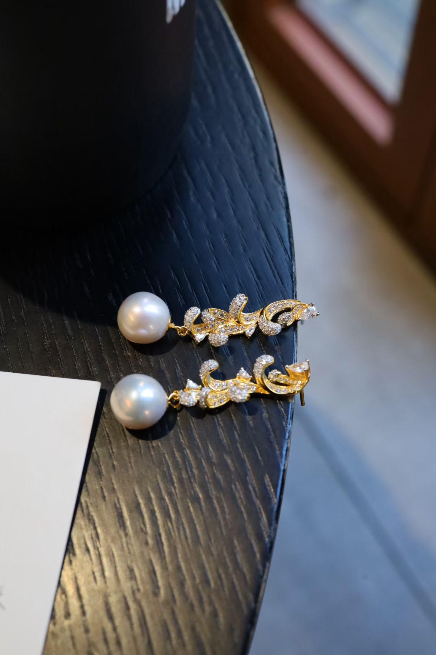 Natural Pearl Earrings - 9
