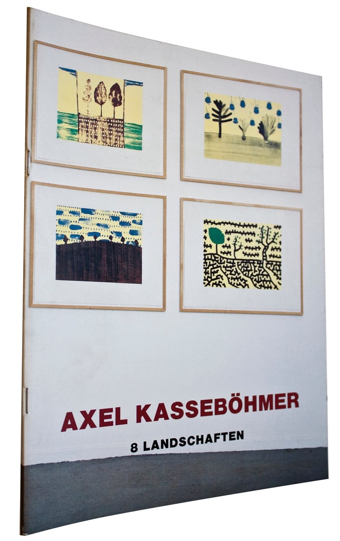Axel Kassebohmer-8 Landschaften: Axel Kassebohmer-8 Landschaften by Axel Kassebohmer, 1992 Unsigned Book. Paper size is 10.5 x 8 inches, with an image size of 10.5 x 8 inches. The Book is from an unknown edition size. and is not