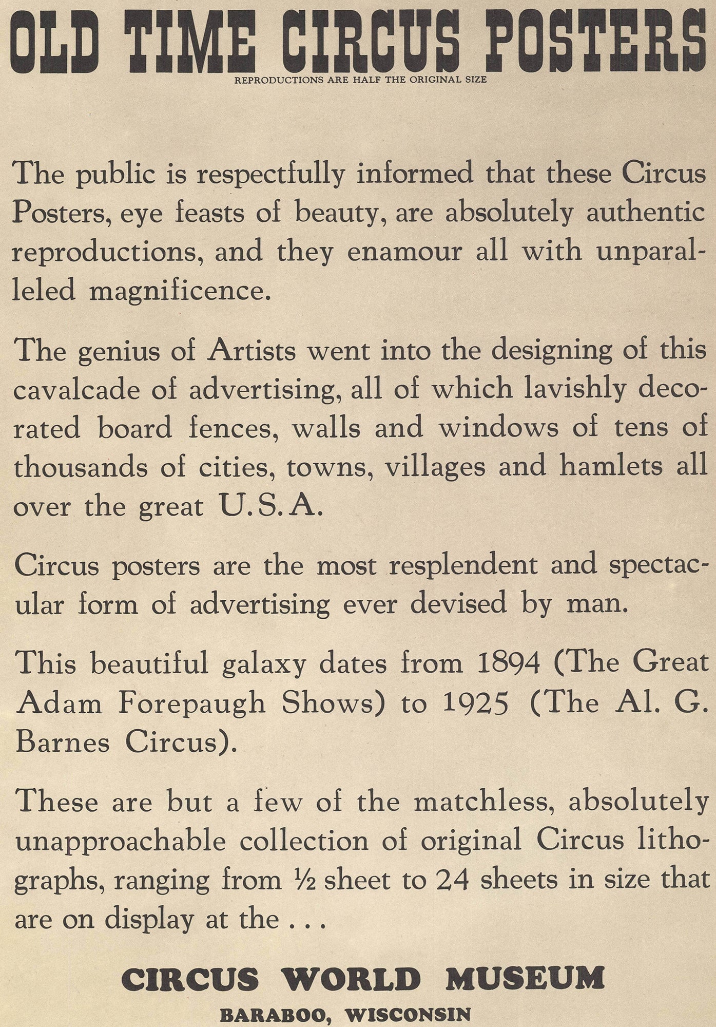 Circus World Museum - 2