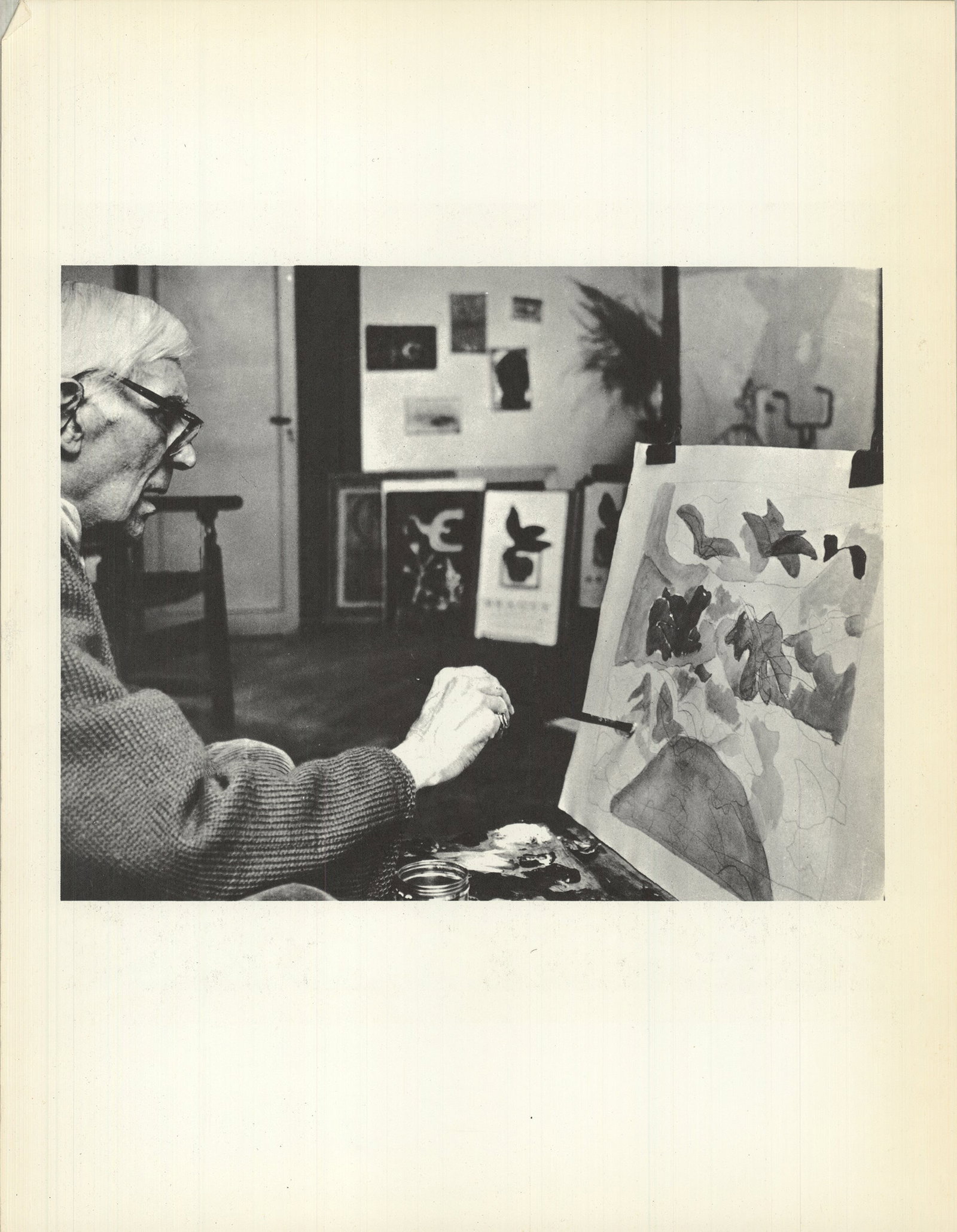 Georges Braque I: Georges Braque I by Georges Braque, Unsigned Offset Lithograph. Paper size is 14.25 x 11 inches, with an image size of 7.25 x 9.5 inches. The Offset Lithograph is from an unknown edition size. and is