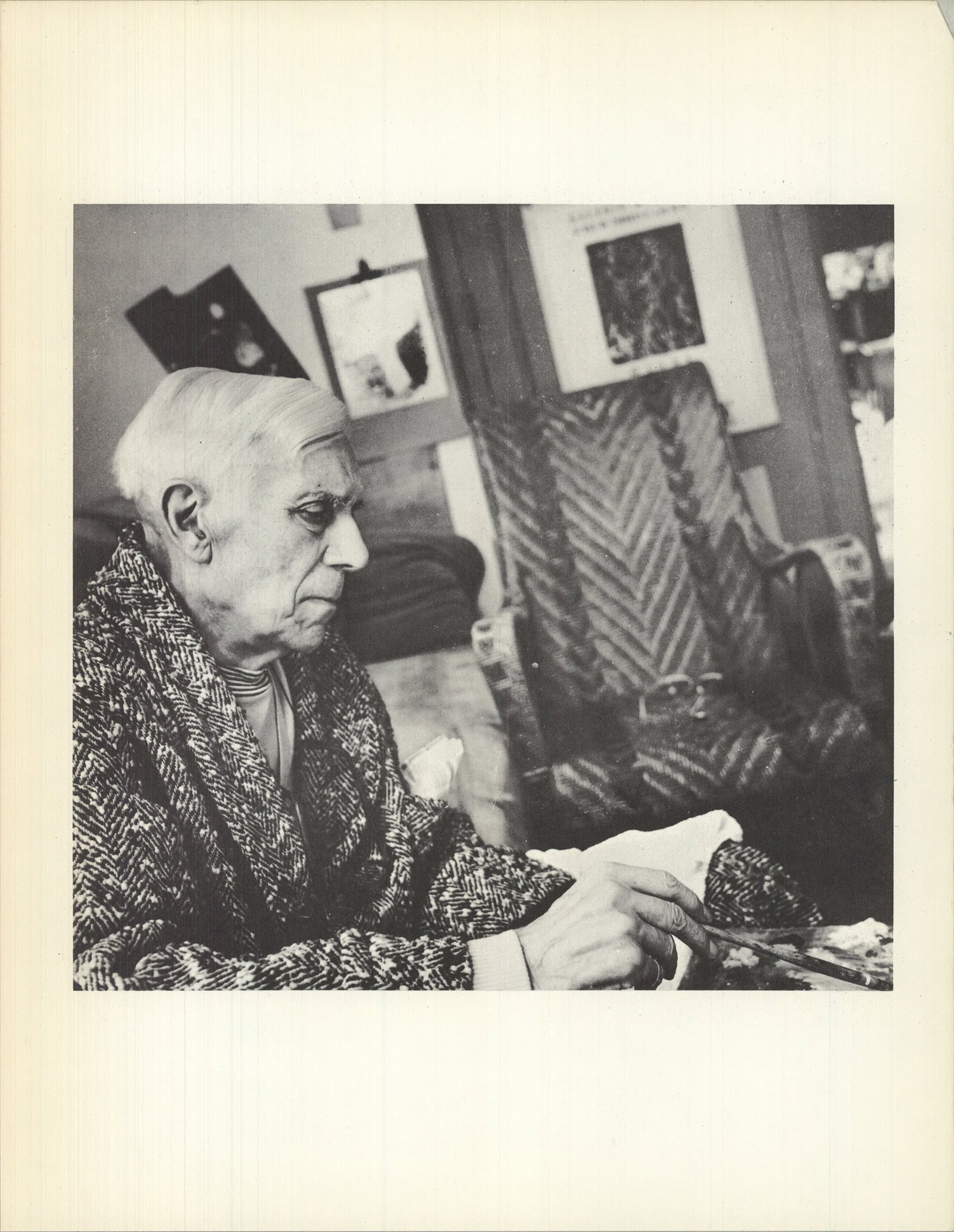 Georges Braque II: Georges Braque II by Georges Braque, 1970 Unsigned Offset Lithograph. Paper size is 14.25 x 11 inches, with an image size of 9 x 9.5 inches. The Offset Lithograph is from an unknown edition size. and