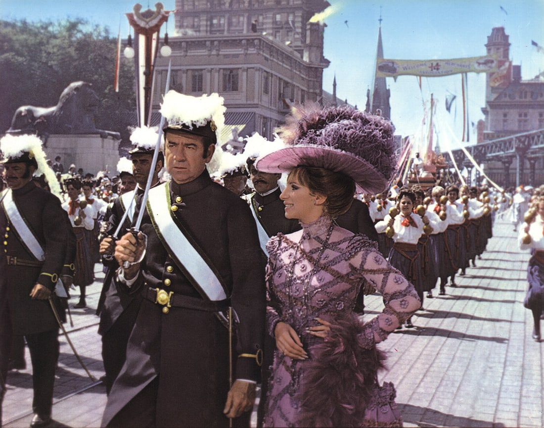 Hello, Dolly! Lobby Card: Hello, Dolly! Lobby Card by Artist Unknown, 1969 Unsigned Offset Lithograph. Paper size is 11 x 14 inches, with an image size of 11 x 14 inches. The Offset Lithograph is from an unknown edition size.