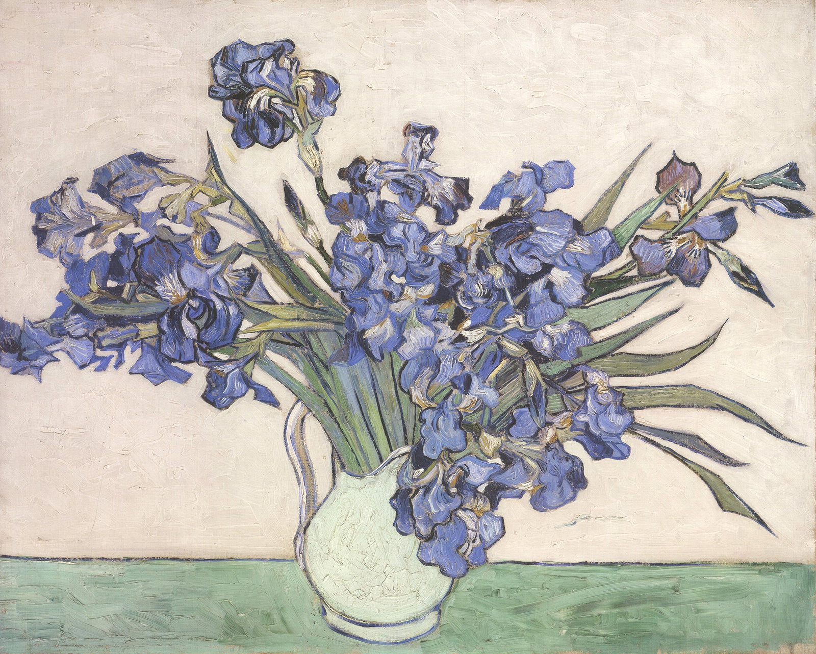 Irises in a Vase - 2