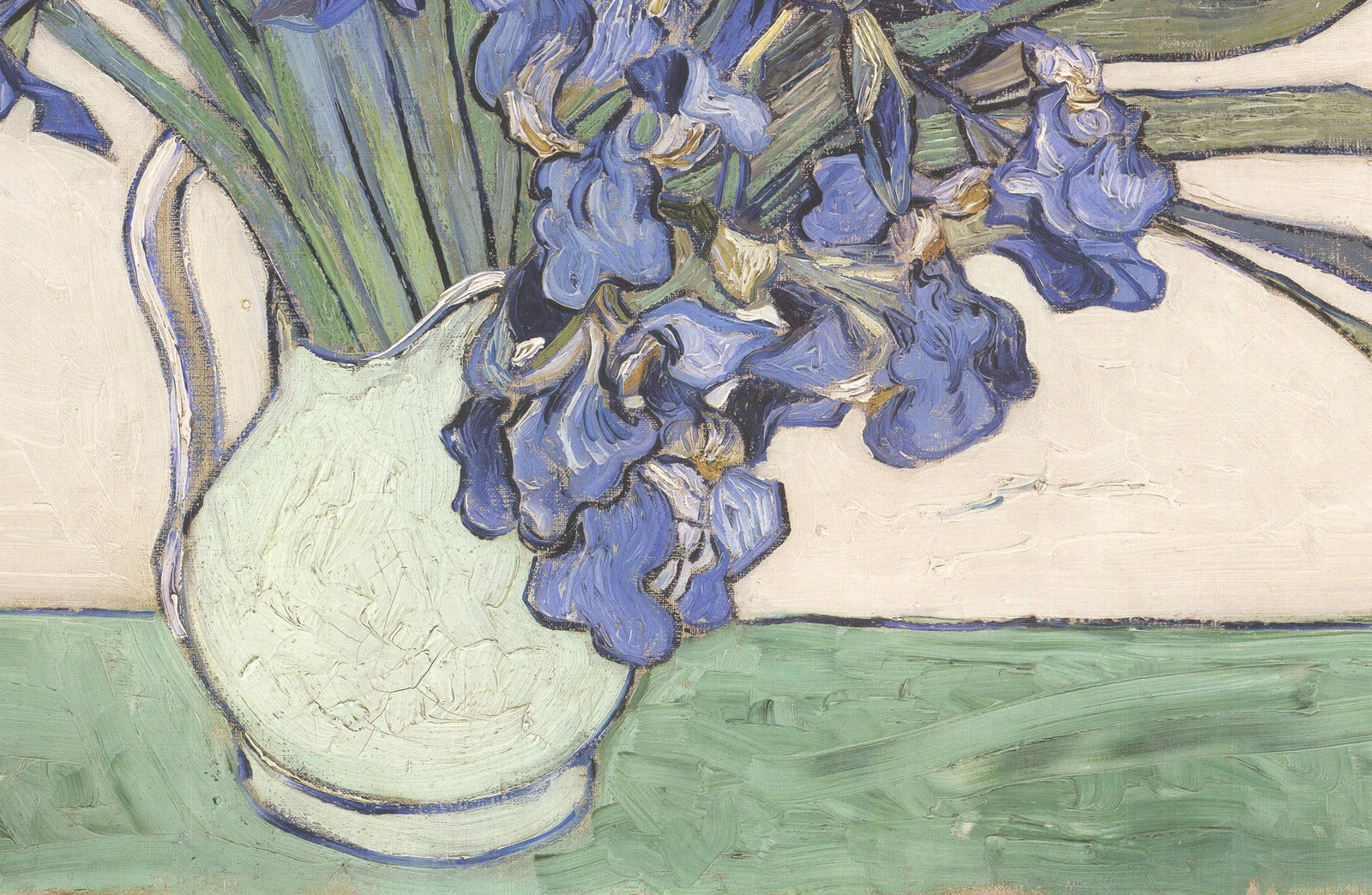Irises in a Vase - 4