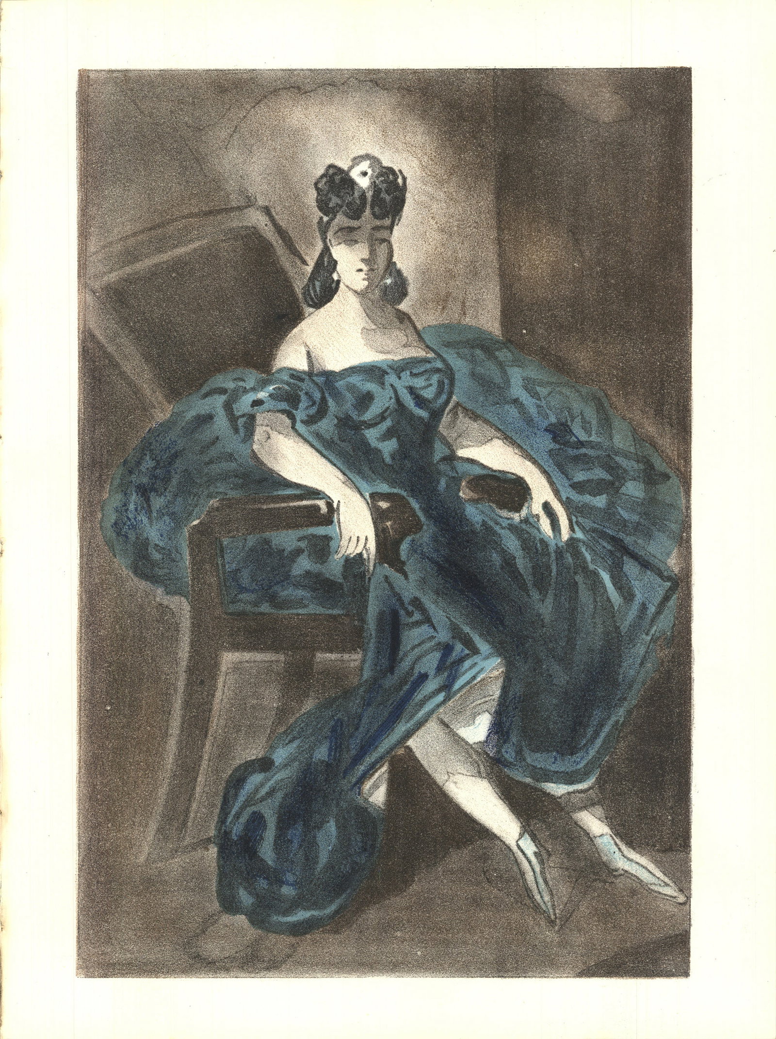 Les Femmes dans l'atelier III: Les Femmes dans l'atelier III by Lena Leclercq, 1939 Unsigned Lithograph. Paper size is 14 x 10.25 inches, with an image size of 12 x 8.5 inches. The Lithograph is from an unknown edition size. and is