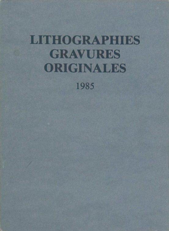 Maeght Lithographies Gravures Originales: Maeght Lithographies Gravures Originales by Artist Unknown, 1985 Unsigned Book. Paper size is 8.25 x 6 inches, with an image size of 8.25 x 6 inches. The Book is from an unknown edition size. and is