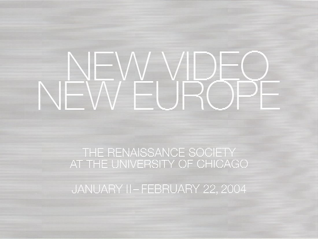 New Video New Europe: New Video New Europe by Artist Unknown, 2004 Unsigned Offset Lithograph. Paper size is 18 x 24 inches, with an image size of 18 x 24 inches. The Offset Lithograph is from an unknown edition size. and