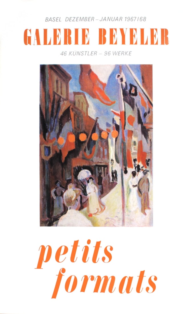 Petits Formats 1967-68: Petits Formats 1967-68 by Raoul Dufy, 1967 Unsigned Offset Lithograph. Paper size is 23.25 x 16.5 inches, with an image size of 12 x 9.5 inches. The Offset Lithograph is from an edition size of 300