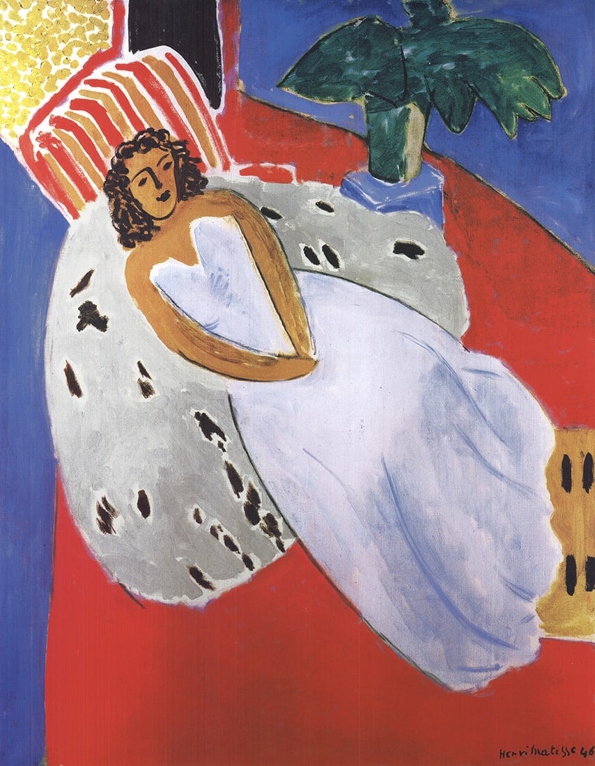 Reclining Figure in a White Dress - 2