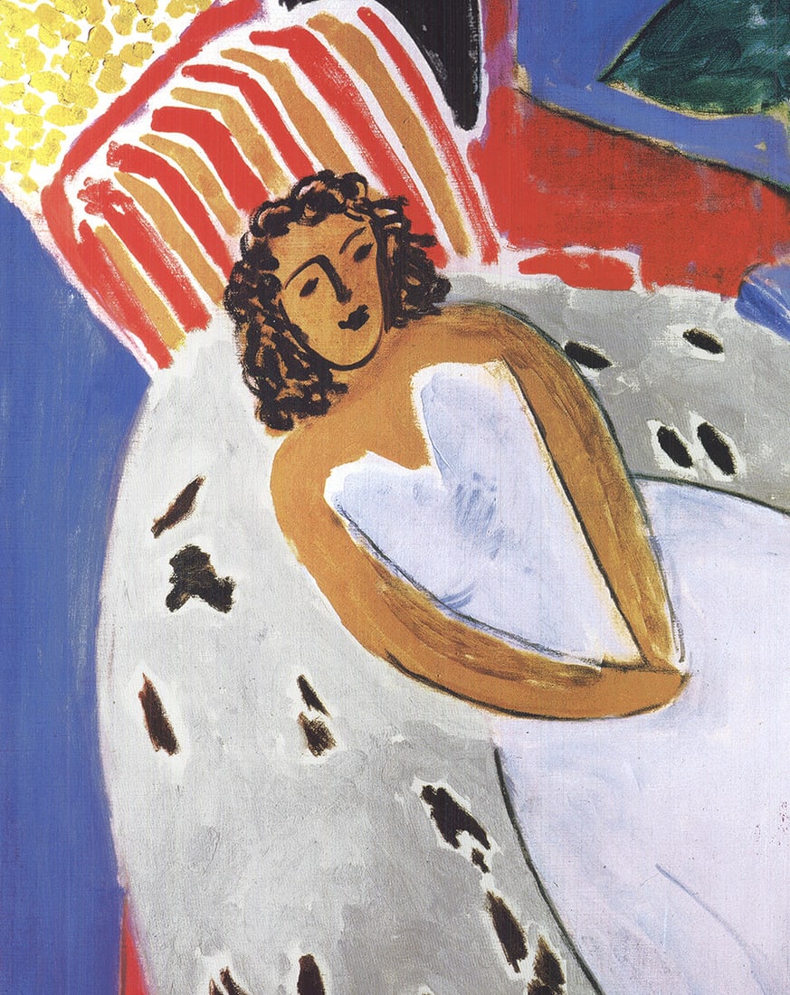 Reclining Figure in a White Dress - 3