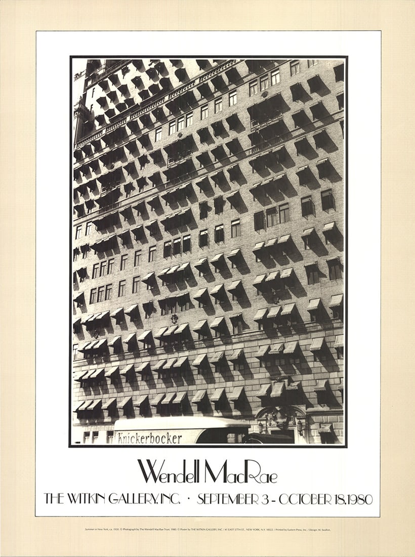 Summer in New York: Summer in New York by Wendell Macrae, 1980 Unsigned Offset Lithograph. Paper size is 24 x 18 inches, with an image size of 15.75 x 11.75 inches. The Offset Lithograph is from an unknown edition size.
