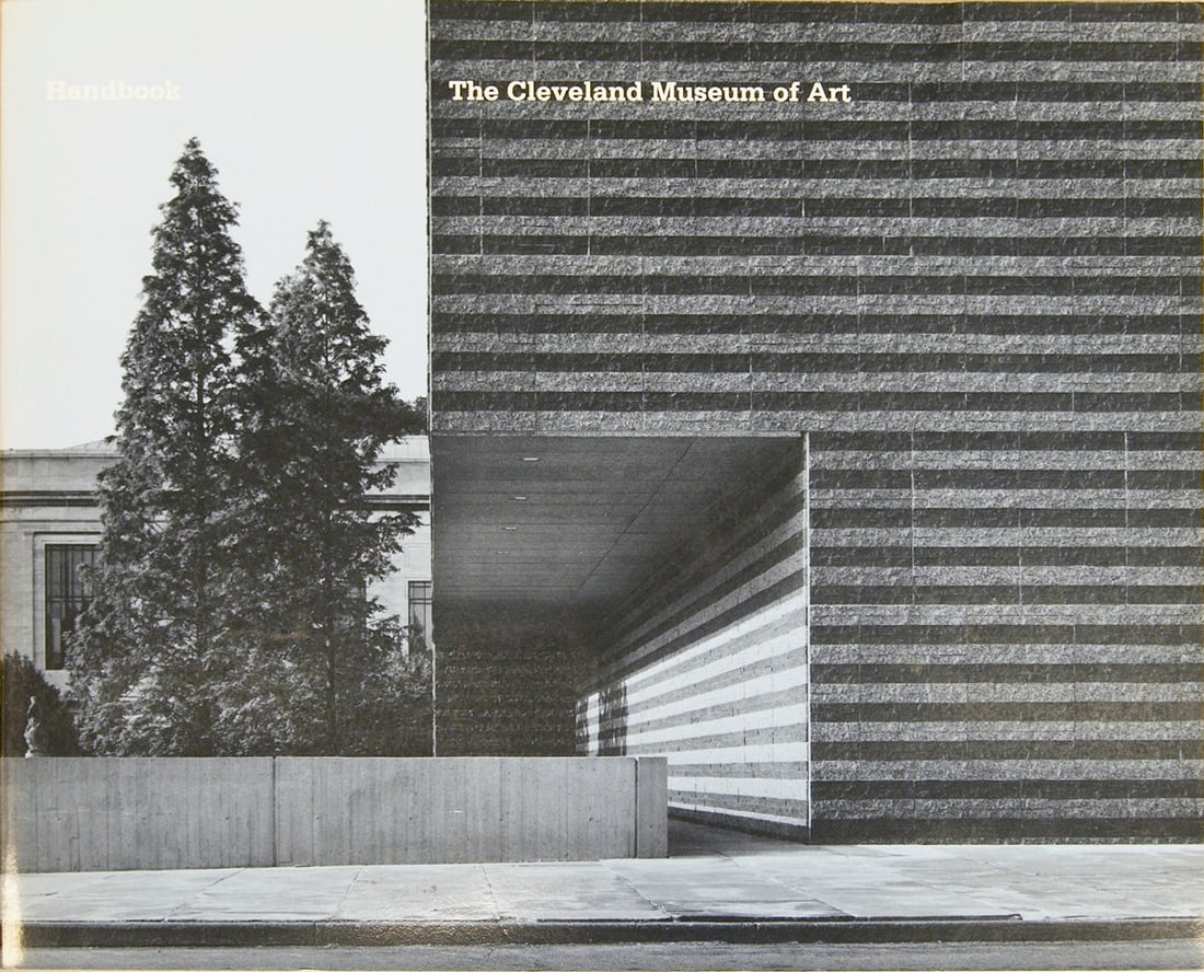 The Cleveland Museum of Art: The Cleveland Museum of Art by Artist Unknown, 1991 Unsigned Book. Paper size is 8.75 x 11 inches, with an image size of 8.75 x 11 inches. The Book is from an unknown edition size. and is not framed.