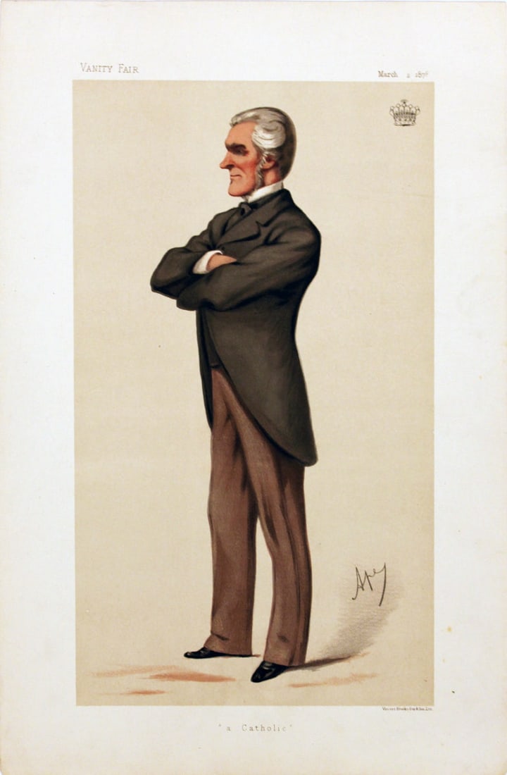 Vanity Fair: The Earl of Denbigh: Vanity Fair: The Earl of Denbigh by Carlo Pelligrini, 1972 Unsigned Lithograph. Paper size is 15 x 10.25 inches, with an image size of 12.25 x 7.25 inches. The Lithograph is from an unknown edition