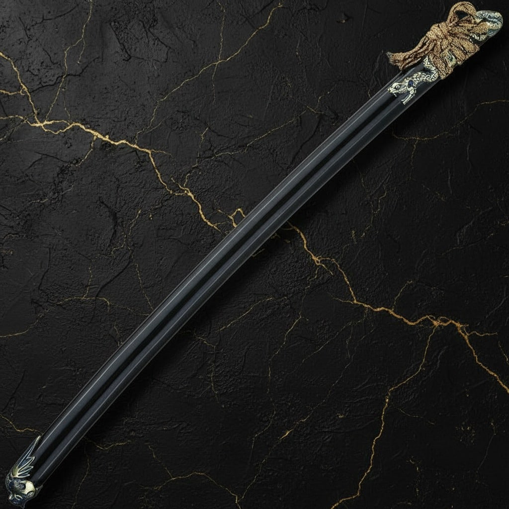 27.5" Decorative Stainless Steel Katana Unsharpened Display Samurai Sword - 3