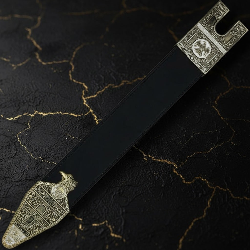 Decorative Gladiator Sword Stainless Steel Blade Wood Metal Handle Replica - 5