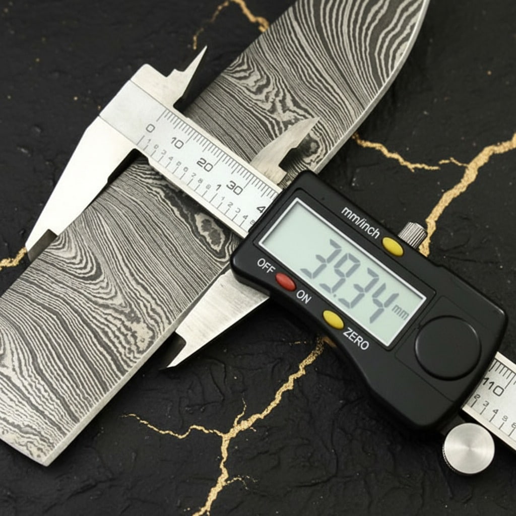 4pc Hand-Forged Damascus Steel Chef Knife Set Custom Culinary Cutlery Tools - 5