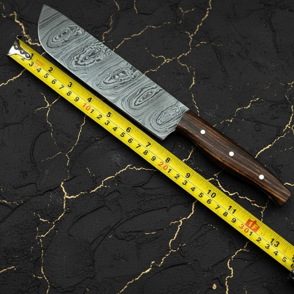 4pc Hand-Forged Damascus Steel Chef Knife Set Custom Culinary Cutlery Tools - 7