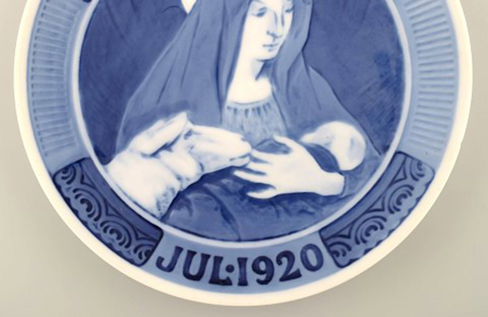 Royal Copenhagen, Christmas plate from 1920. - 3
