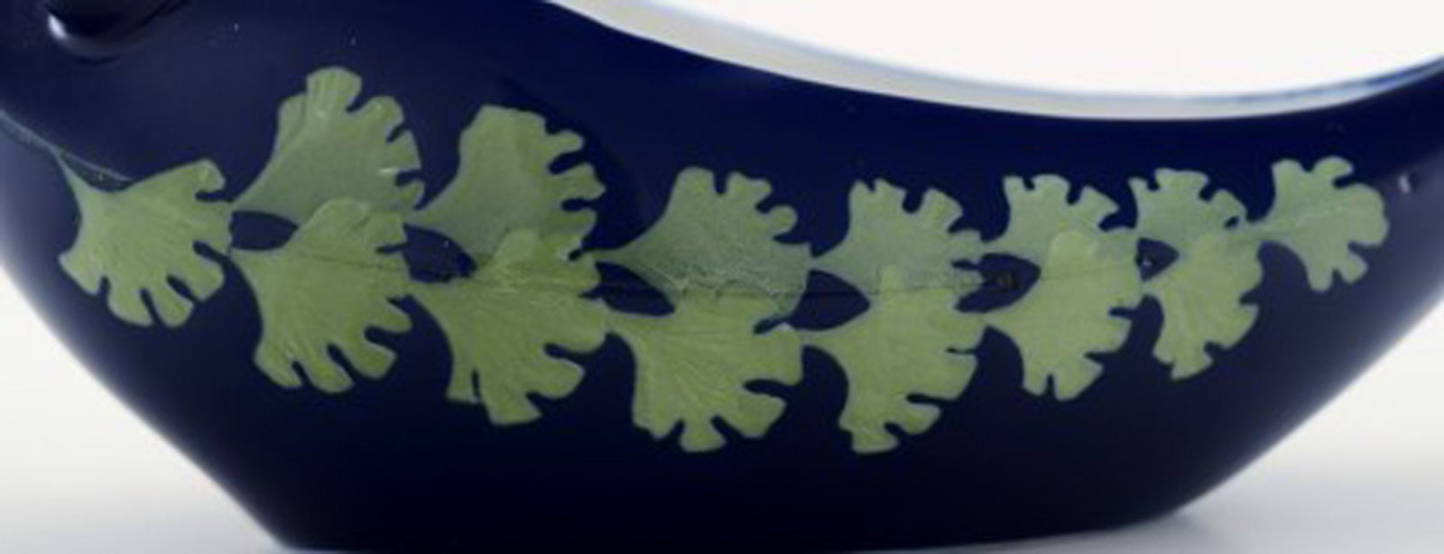 Royal Copenhagen Art Nouveau bowl. Rare form. - 4