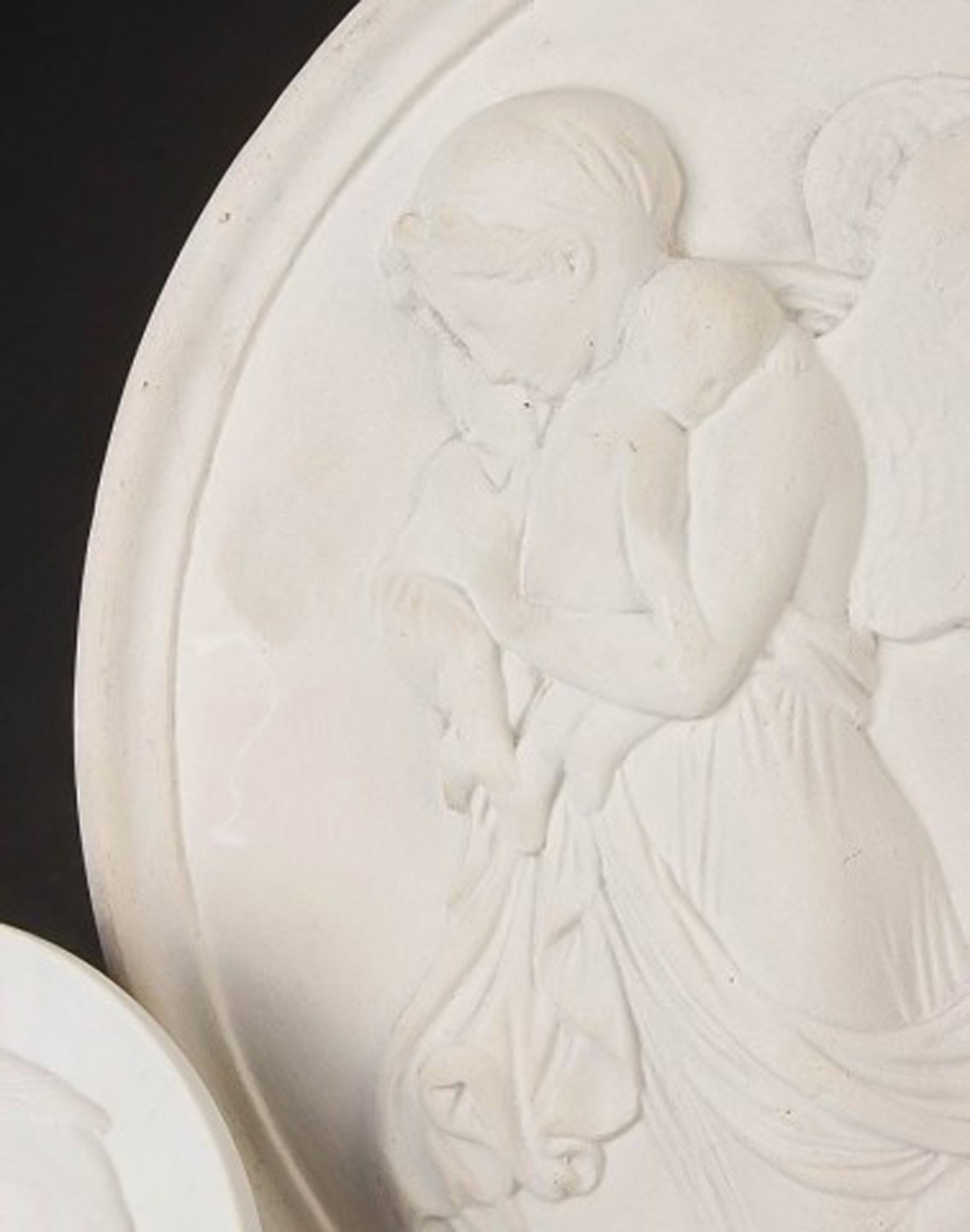 Royal Copenhagen biscuit plates in relief after Thorvaldsen. 8 pcs. in stock. - 5