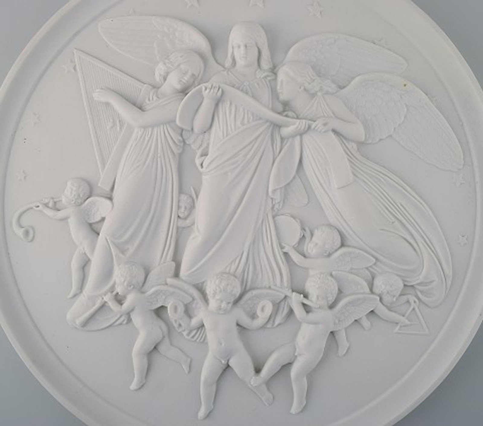 B&G (Bing & Grondahl) biscuit plate after Thorvaldsen. - 2