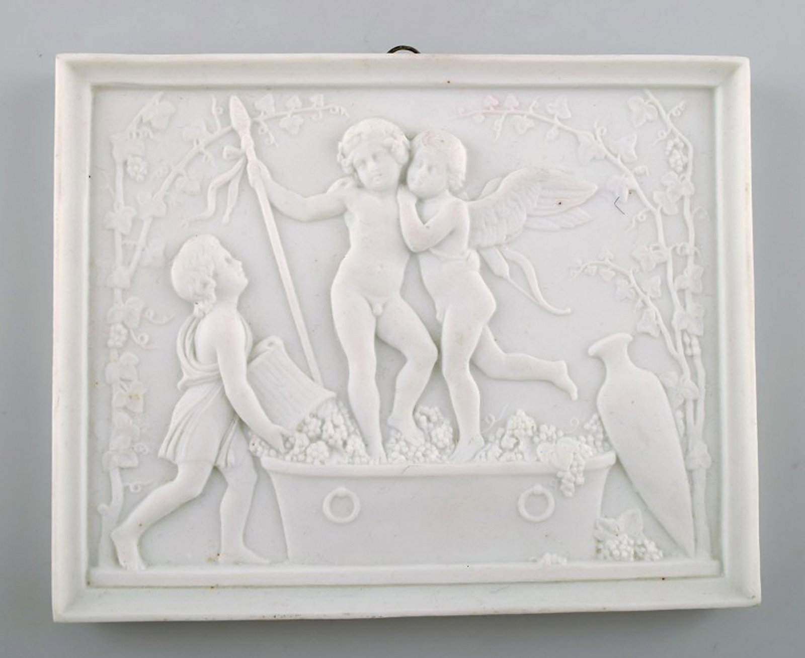 B&G Bing & Grondahl biscuit plate after Thorvaldsen. Late 1800 s. (1 of 5)