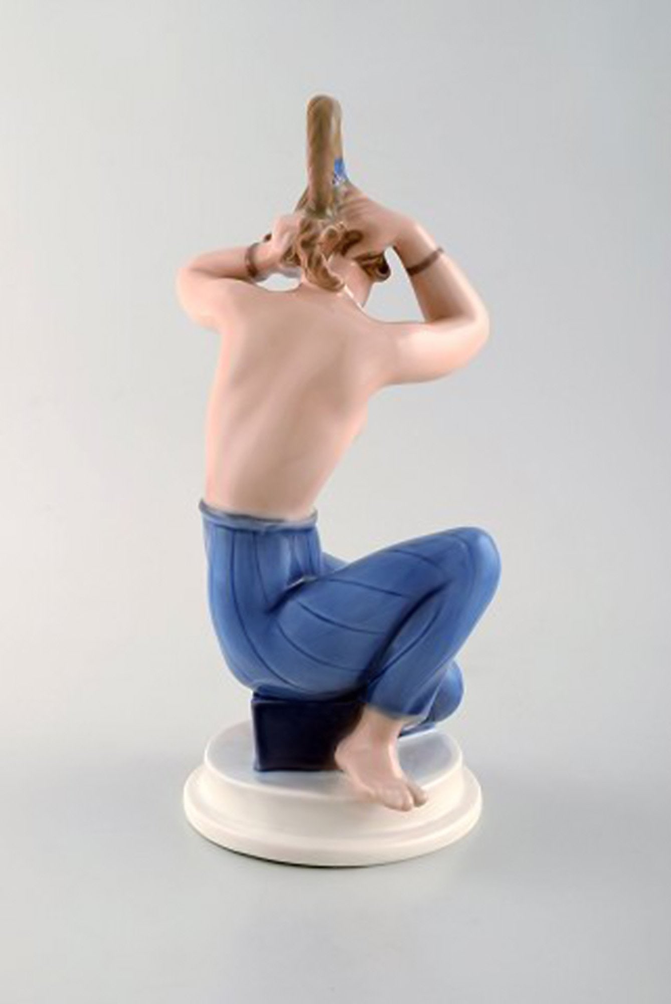 Jens Jacob Bregnø for Dahl-Jensen. Figure of porcelain nr. 1177, 'Morgen'. - 3