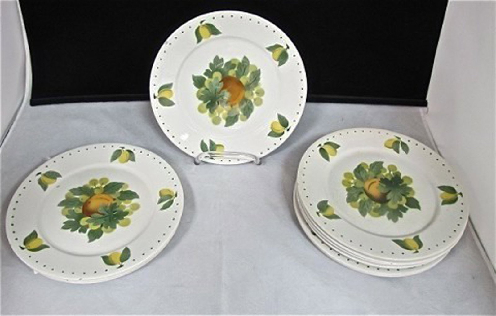 Rare Aluminia plates, early 1900s. 7 pcs. in stock. (1 of 2)
