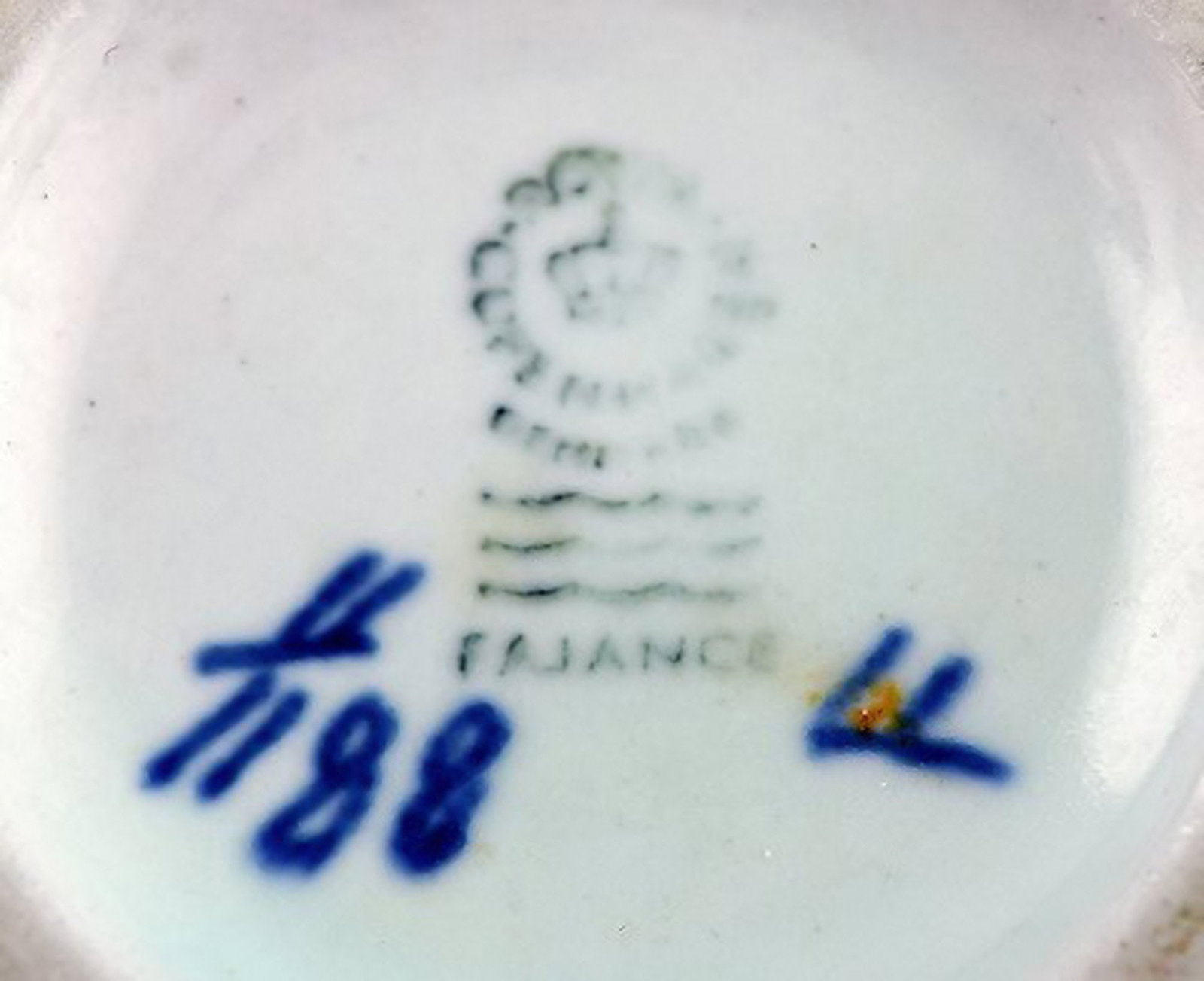 Royal Copenhagen / Aluminia Tranquebar, Small Sugar Bowls. 2 pcs. in stock. - 2