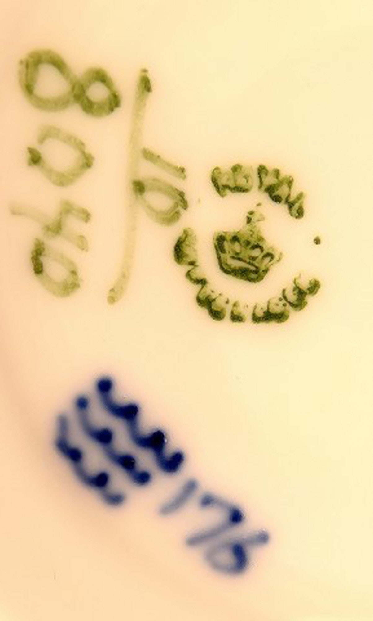 Royal Copenhagen blue flower, coffee cup and saucer. Number 10/8040. - 3