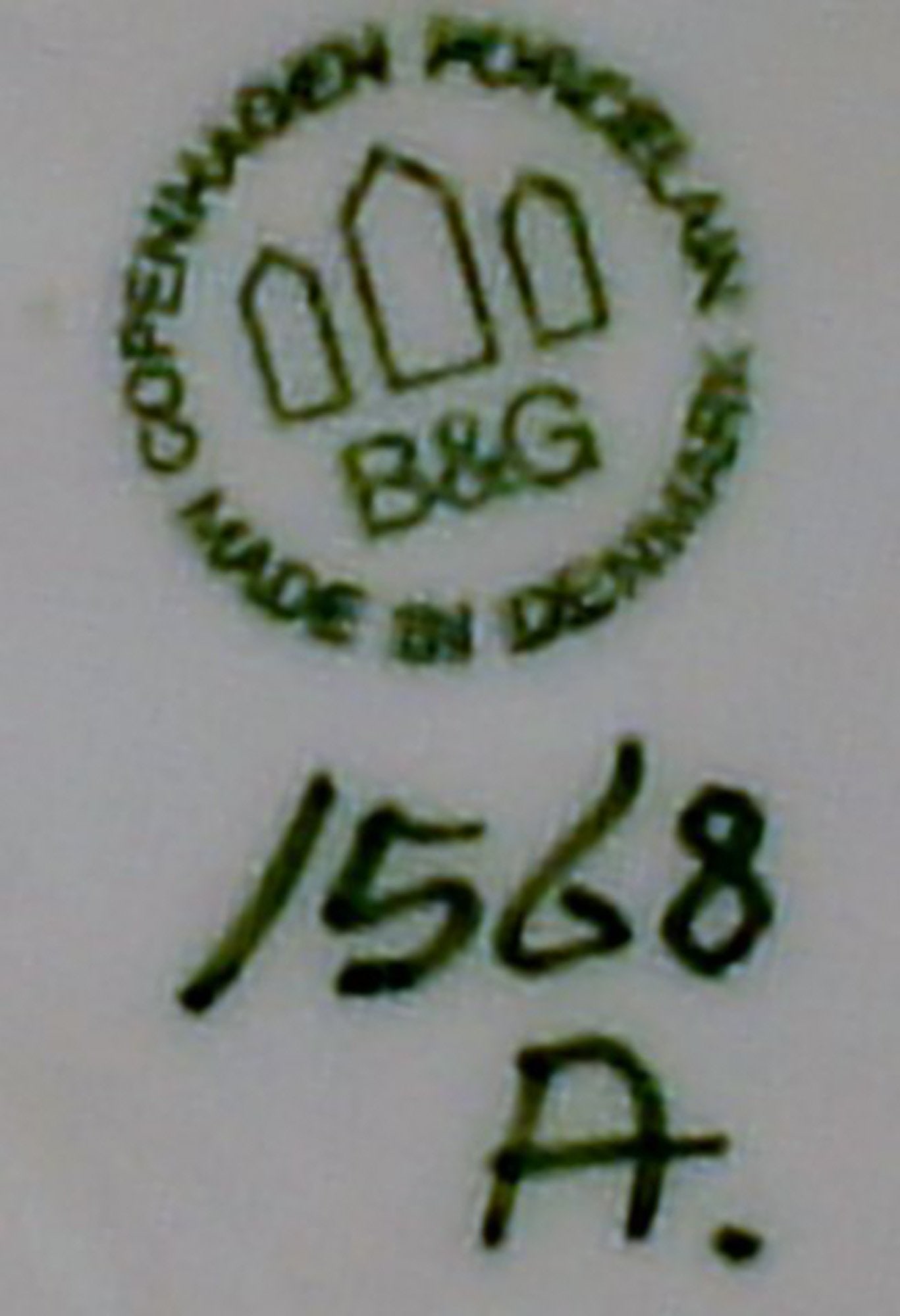 B&G (Bing & Grondahl) mother and boy, number 1568. - 5