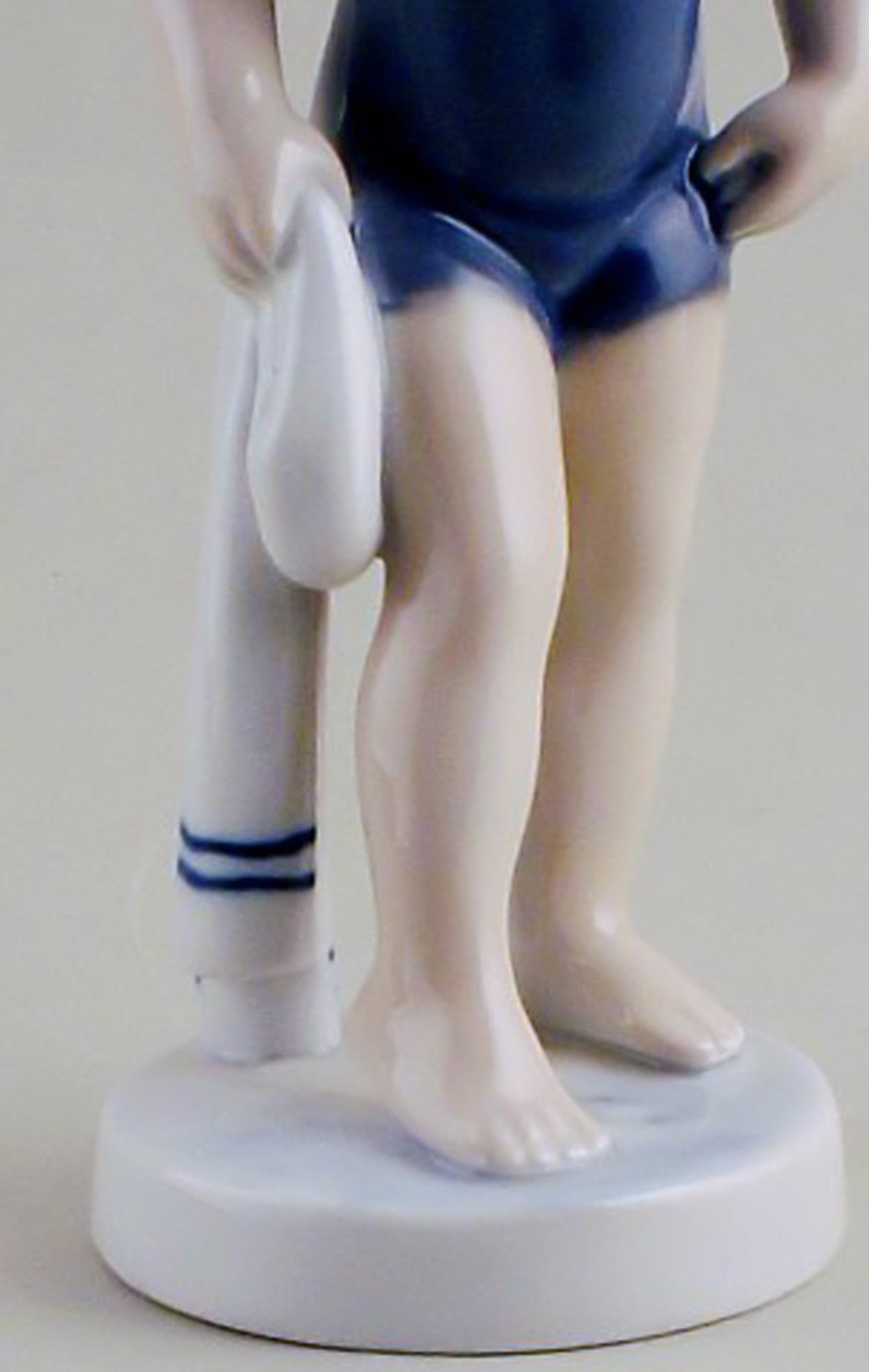 Royal Copenhagen number 4529, July - girl bathing. - 3