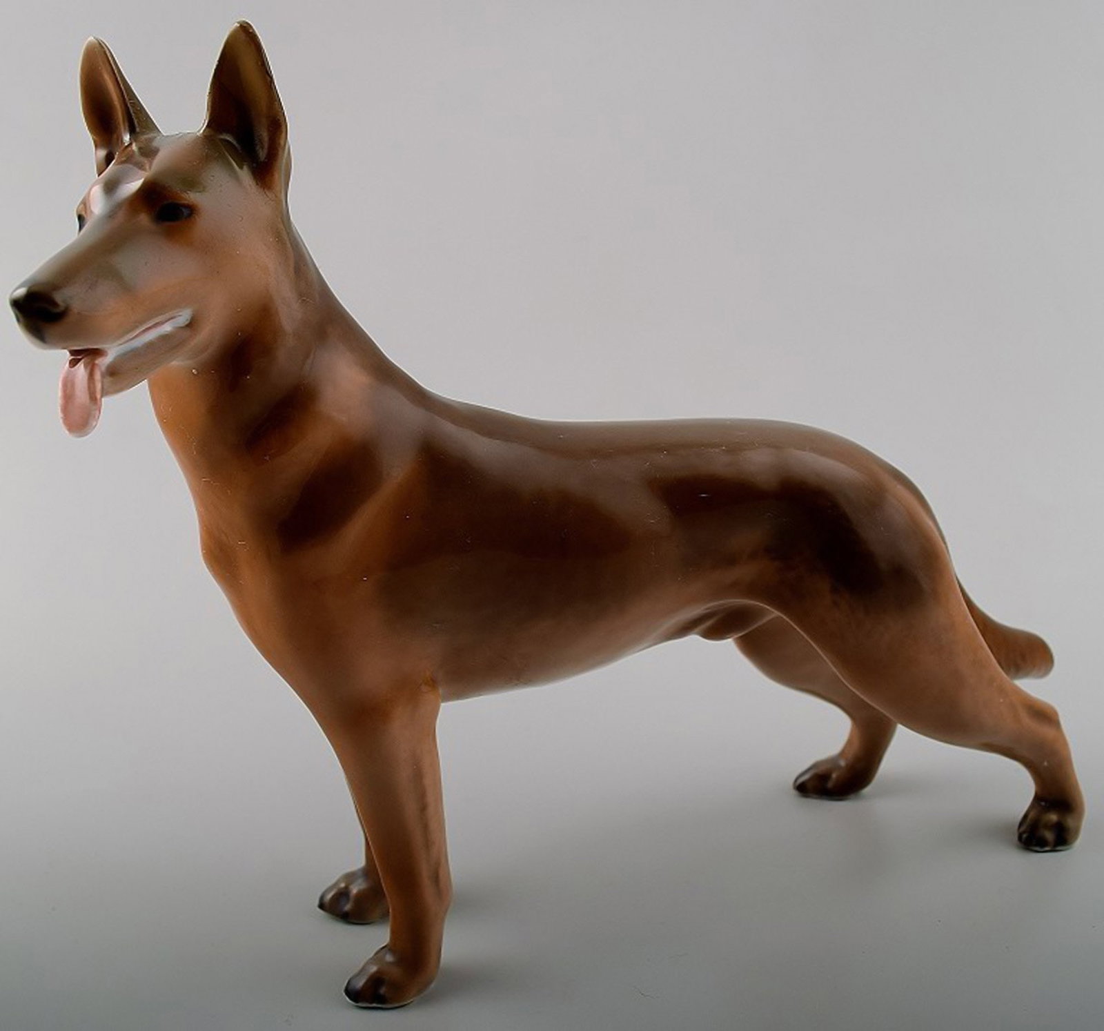 Royal Copenhagen. number 3261. German Shepherd. (1 of 4)