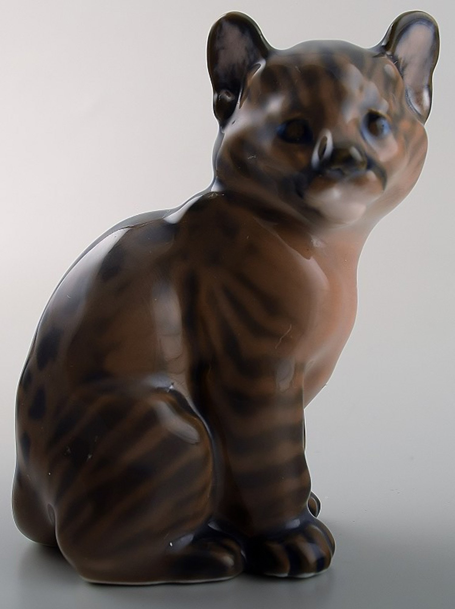 Royal Copenhagen wildcat 4783 Puma-young.: Title: Royal Copenhagen wildcat 4783 Puma-young. Description: Royal Copenhagen wildcat 4783 Puma-young. Measures 7 cm. Designed by Jeanne Grut. In perfect condition. 1. factory quality. Brand: Royal C
