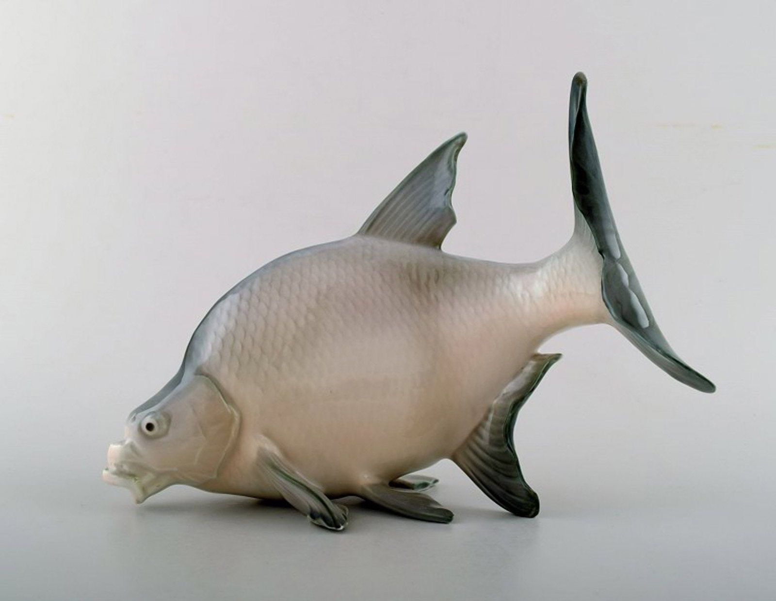 Bing & Grondahl / B & G number 1645 Carp by C. Mortensen. Beautiful porcelain figure. (1 of 5)