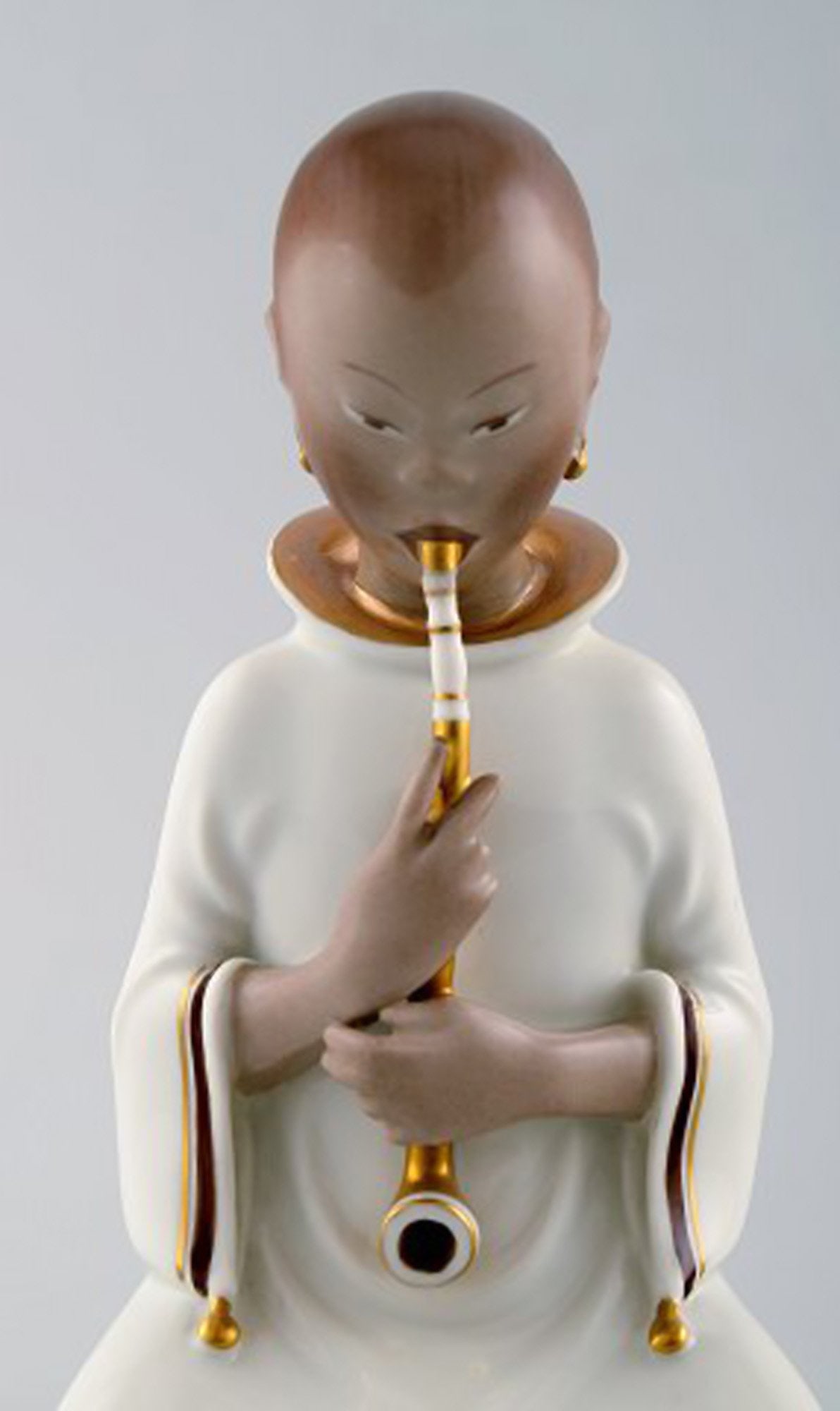Arno Malinowski for Royal Copenhagen, number 2342 Opium Smoking girl. Porcelain figurine in - 5