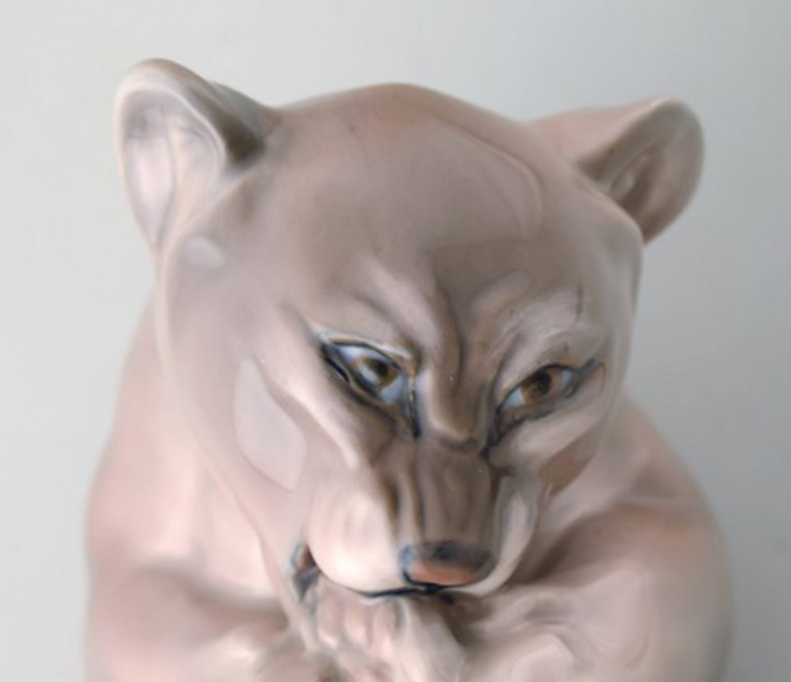 Royal Copenhagen Figurine, lion cub. - 4