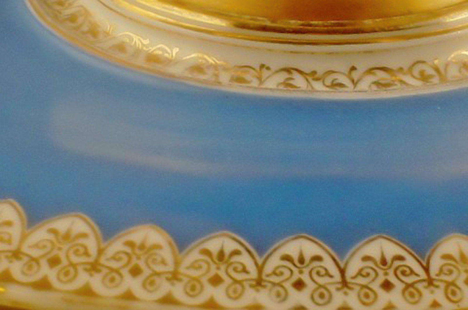 Royal Copenhagen antique large wine pitcher on stand. Museum´s piece. - 5
