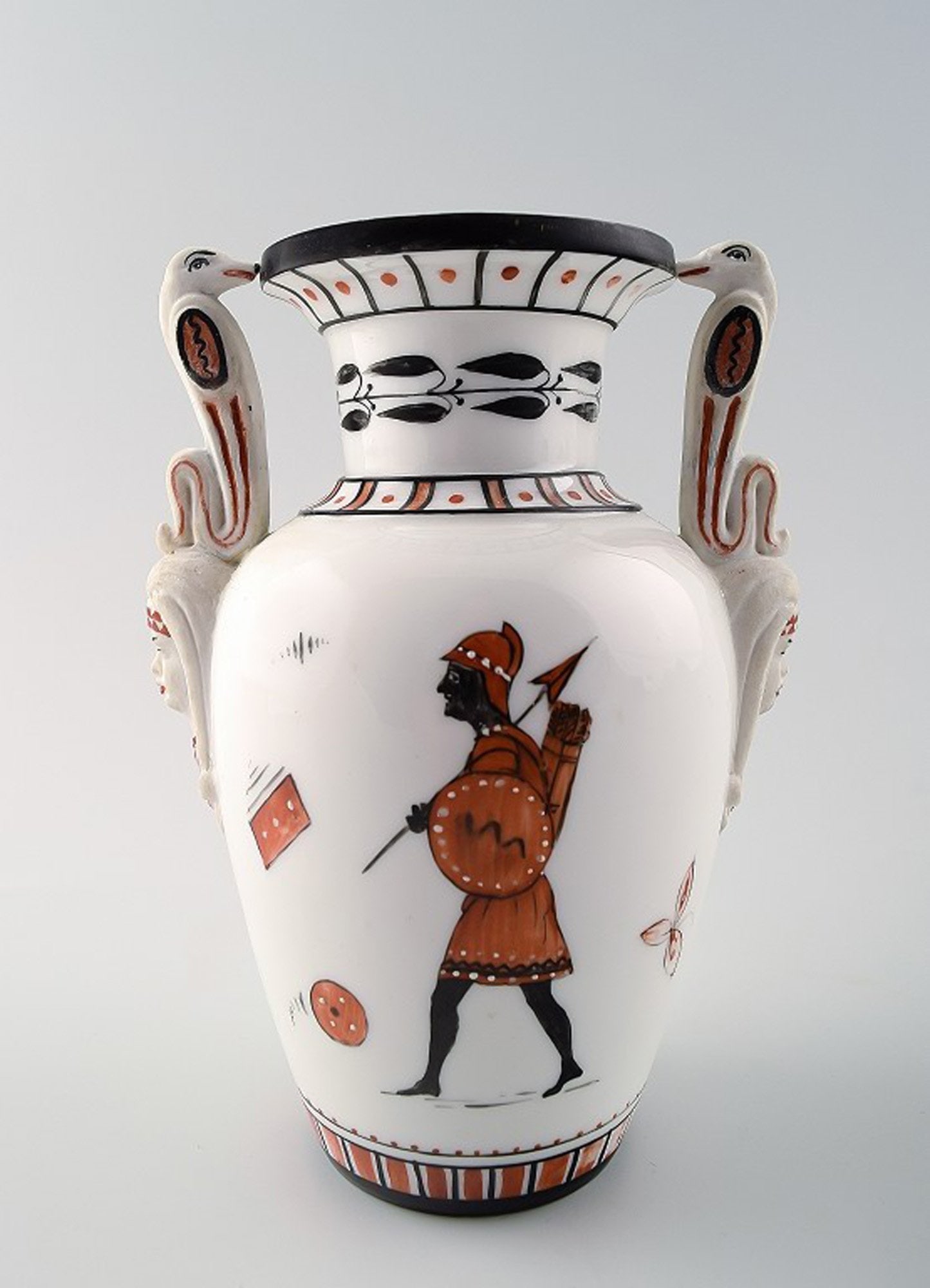 Rare Royal Copenhagen vase, Egyptian style. (1 of 6)