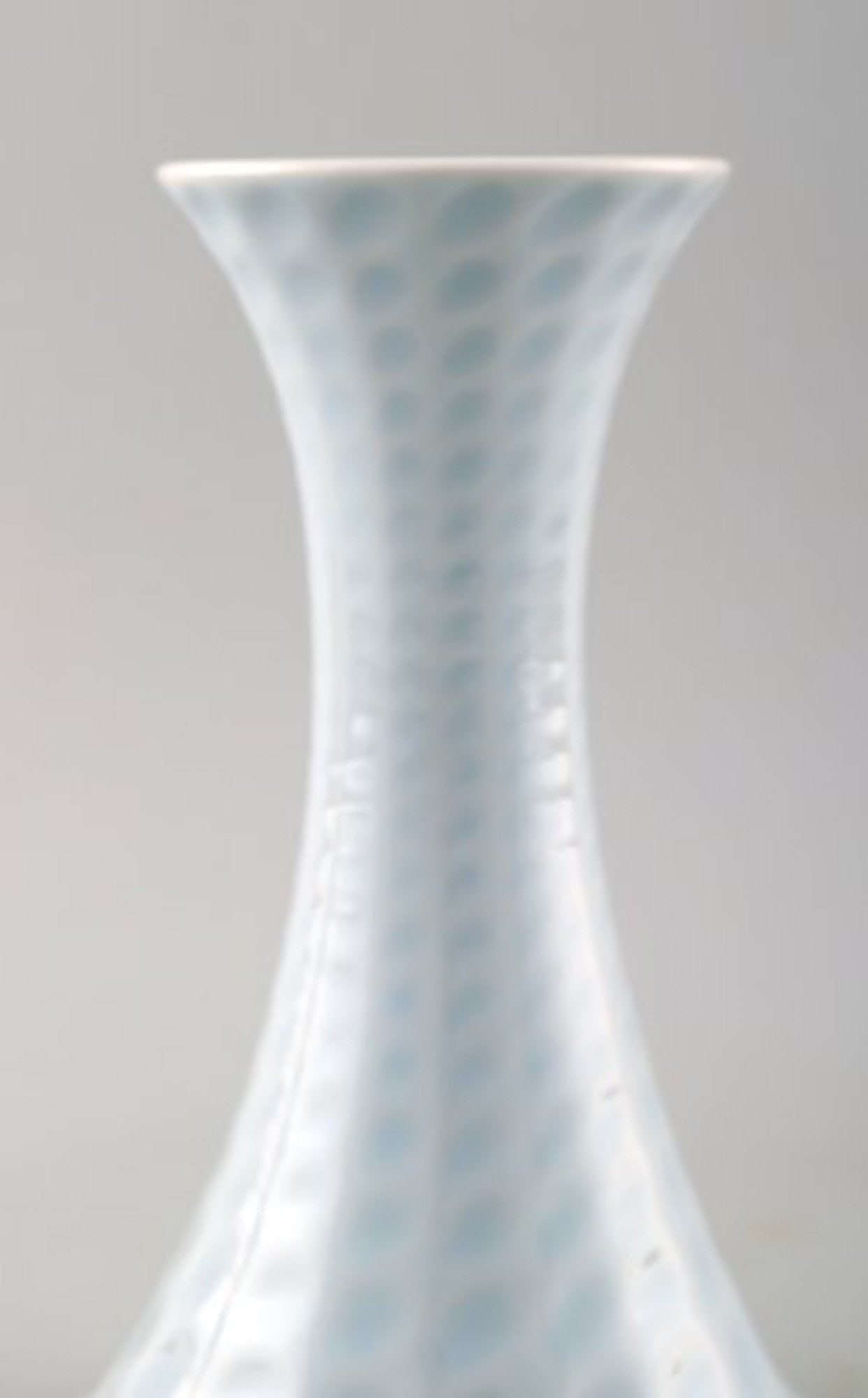 Royal Copenhagen porcelain pair of candlesticks. - 3