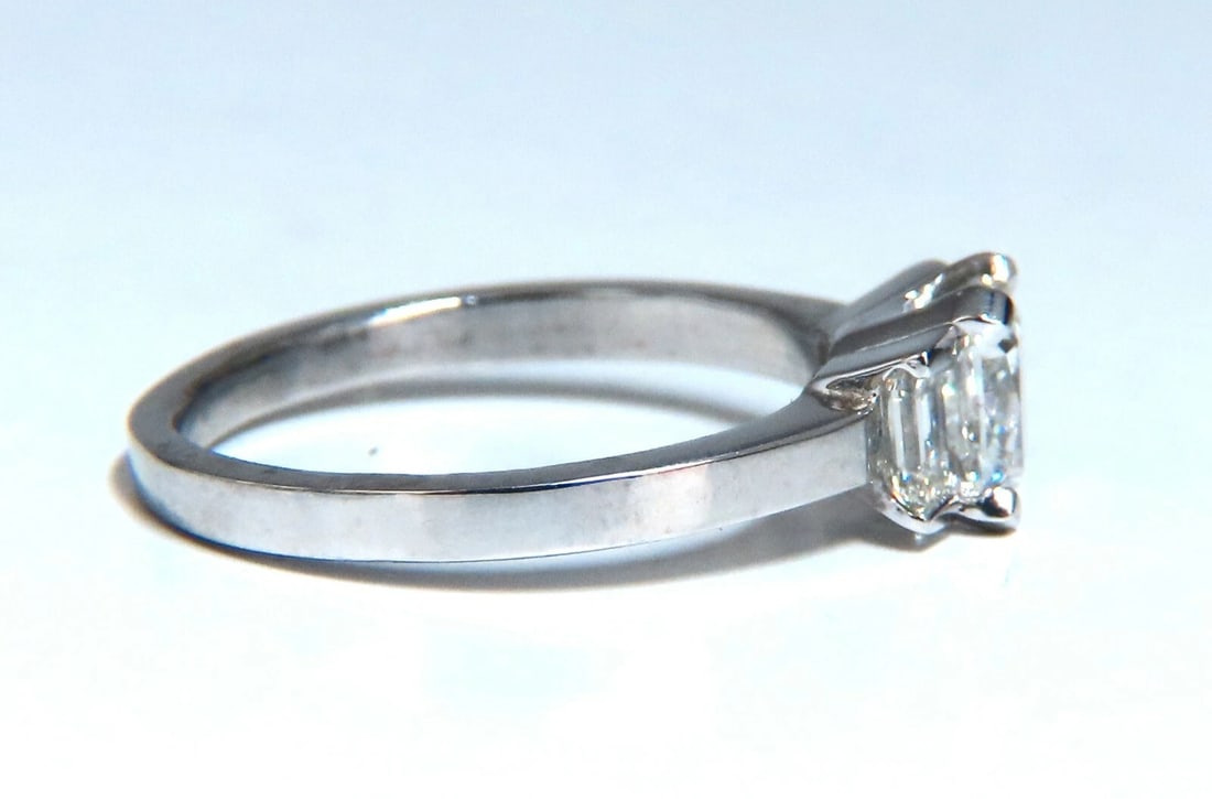 GIA Certified 1.01ct. Cushion cut natural diamond ring Platinum F/VS** - 3