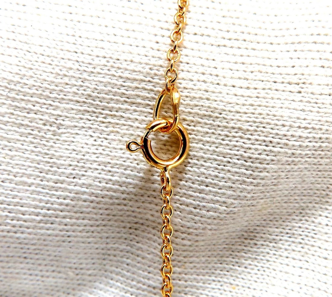 1ct Diamonds Heart Patterned Necklace 14 Karat** - 3