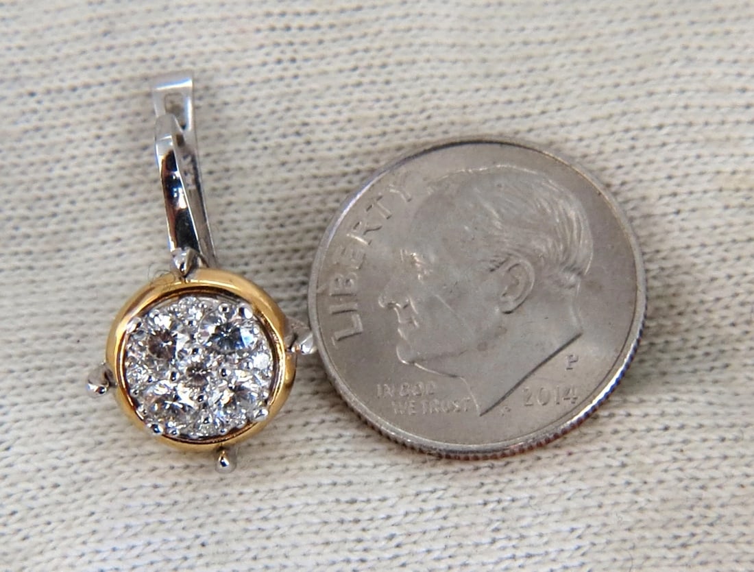.76ct Mod Prime Spanish Goth Lever Natural Diamond Clip Earrings 14 Karat** - 2