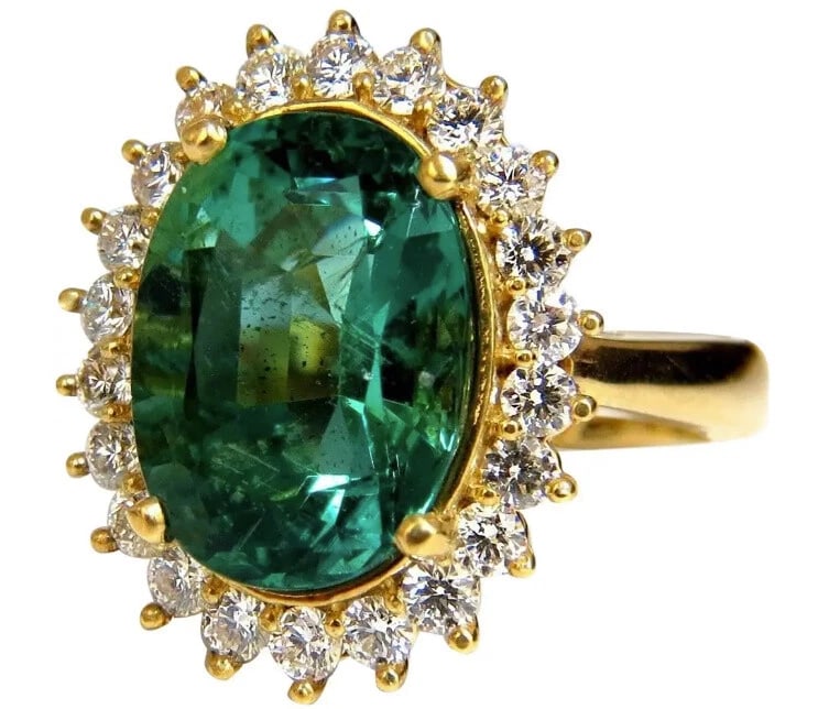 GIA Certified 8.60ct natural green emerald diamonds ring 18kt "F1" Halo Prime *v: Title: GIA Certified 8.60ct natural green emerald diamonds ring 18kt "F1" Halo Prime *v Description: GIA Certified Natural Emerald diamonds ring. 7.50ct natural emerald GIA Report #: 1172253517 Transp
