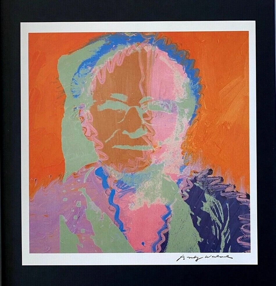 Andy Warhol | Vintage 1984 Julia Warhola Print Signed | Mounted in 11x14 Board - 2