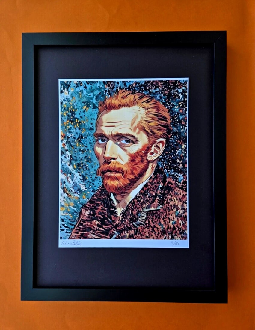 Chiara Bellini + "Vincent Van Gogh " Original Hand Signed Print Ltd Ed | COA (1 of 4)