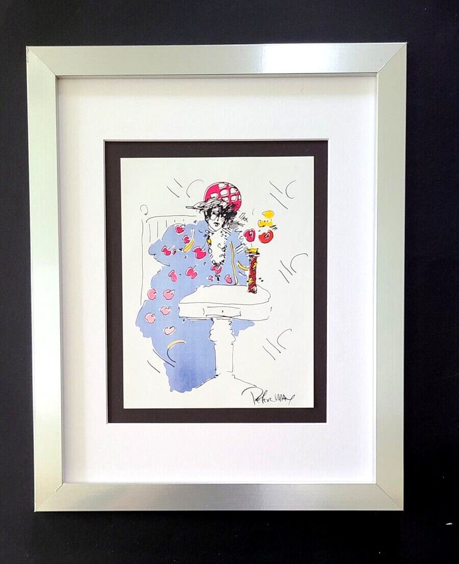 Peter Max | Vintage Print Signed | Matted Mounted & with New Frame (1 of 3)
