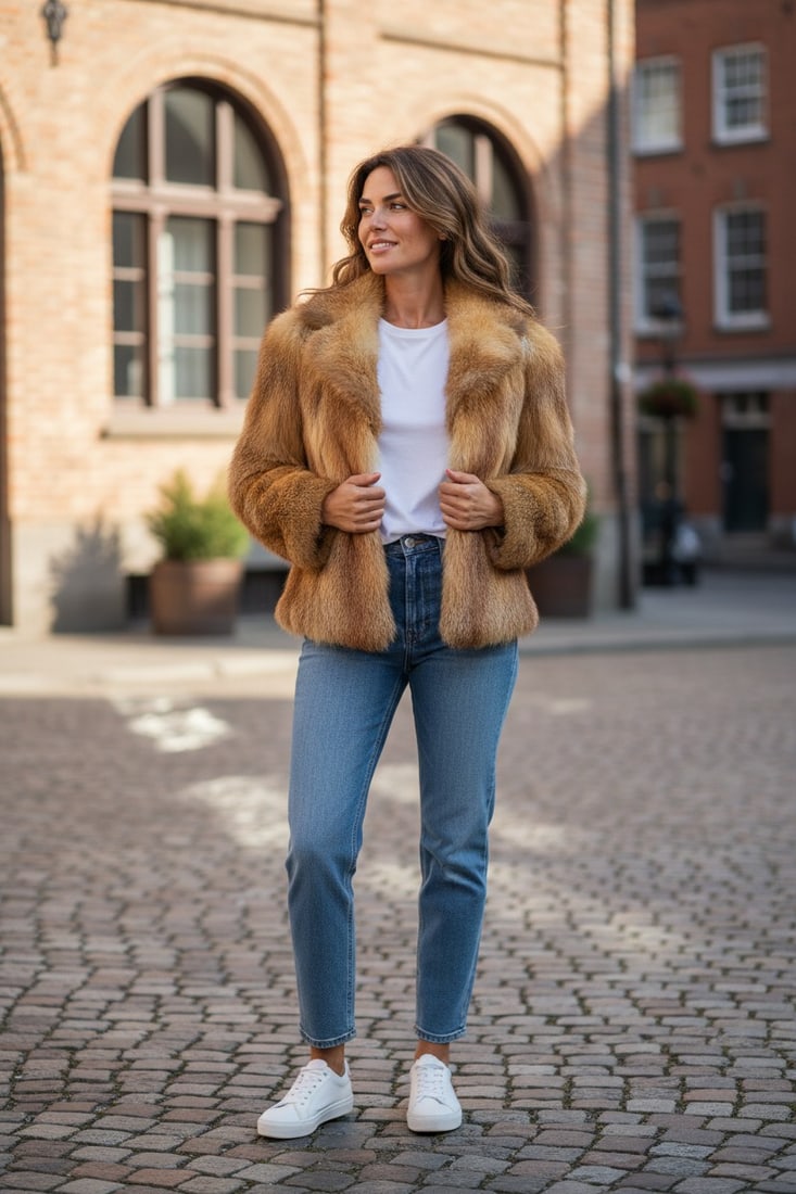 REF FOX FUR JACKET EU: S ; US: 6 (1 of 10)