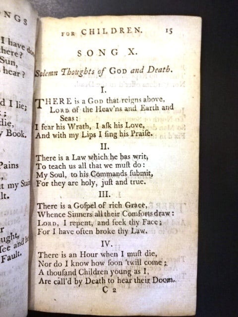 17683 Divine Songs for Use of Children Isaac Watts - 3