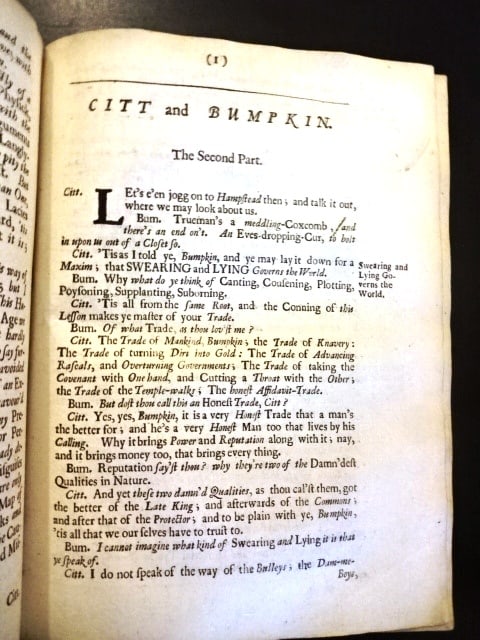 1681 Citt and Bumpkin Swearing and Lying - 3